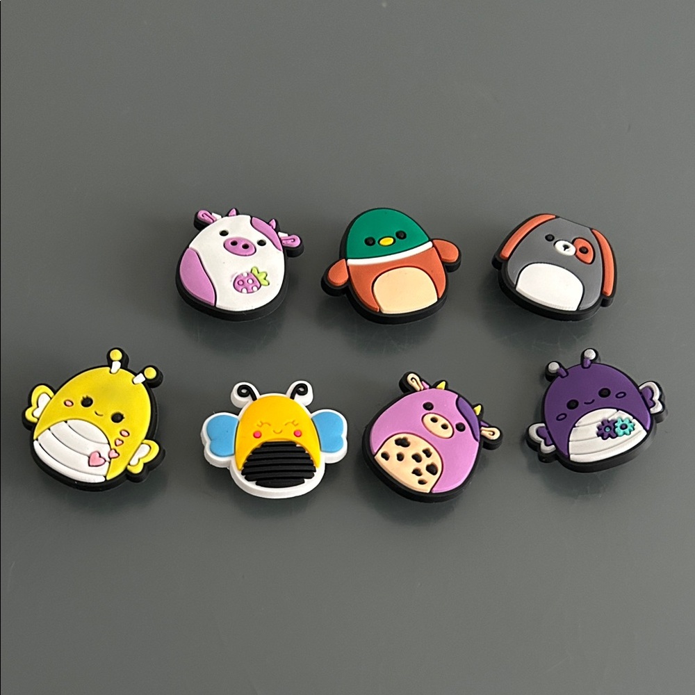 Cute Animal Shoe Charms Set